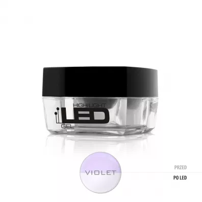 Silcare High Light Led Gel redniogsty jednofazowy el do paznokci Violet 15 g