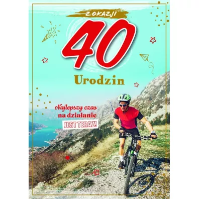 Armin Style KARNET URODZINY 40 B6 Z KOP AS GM-925 FOL