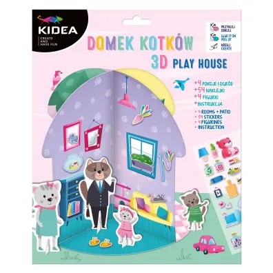 Domek 3D dla kotk�w Derform