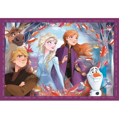 Puzzle 4w1 - SuperColor. Frozen (12+16+20+24 el.) Clementoni