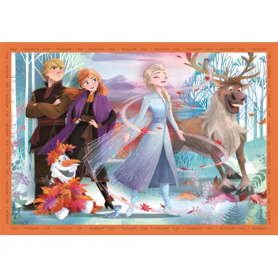 Puzzle 4w1 - SuperColor. Frozen (12+16+20+24 el.) Clementoni