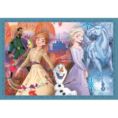 Puzzle 4w1 - SuperColor. Frozen (12+16+20+24 el.) Clementoni