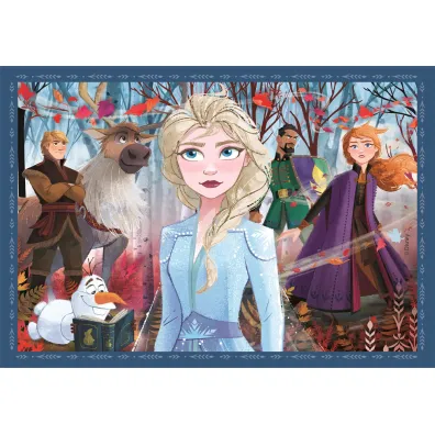 Puzzle 4w1 - SuperColor. Frozen (12+16+20+24 el.) Clementoni