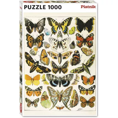 Puzzle 1000 el. Millot, Motyle i �my PIATNIK