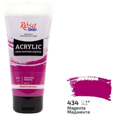 Rosa Farba akrylowa magenta 434 75ml