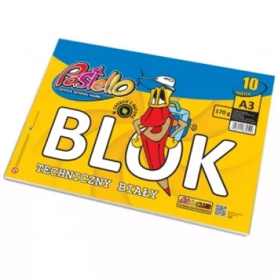 Alfa Pastello Blok techniczny A3 10 kartek