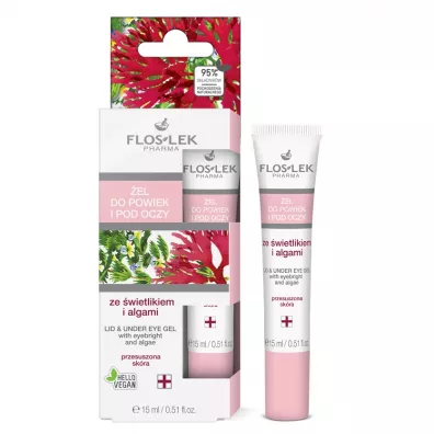 Floslek �el do powiek i pod oczy ze �wietlikiem i algami 15 ml