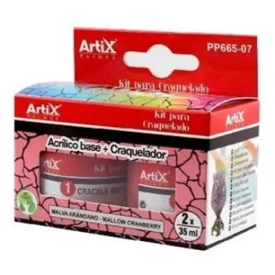 Artix Farba akrylowa malinowa + �rodek do sp�ka� 2x35ml