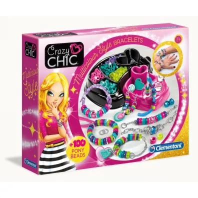 Crazy Chic - Kolorowe Bransoletki Clementoni
