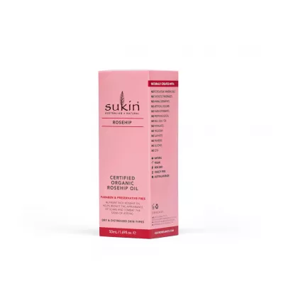 Sukin Rosehip Oil Naturalny olej z dzikiej r�y chilijskiej do twarzy 50 ml