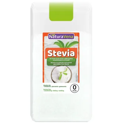 NaturaVena Stevia (na bazie erytrytolu i glikozyd�w stewiolowych ze stewii) 500 g