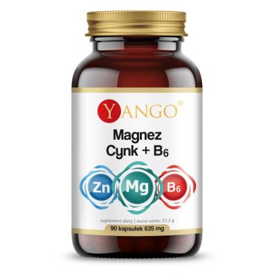 Yango Magnez + Cynk + B6 Suplement diety 90 kaps.