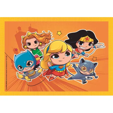 Puzzle 4w1 - SuperColor. DC Superfriends (12+16+20+24 el.) Clementoni
