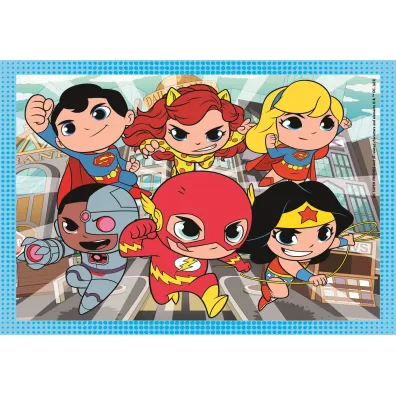 Puzzle 4w1 - SuperColor. DC Superfriends (12+16+20+24 el.) Clementoni