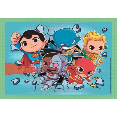 Puzzle 4w1 - SuperColor. DC Superfriends (12+16+20+24 el.) Clementoni
