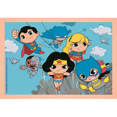 Puzzle 4w1 - SuperColor. DC Superfriends (12+16+20+24 el.) Clementoni
