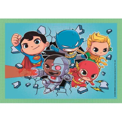Puzzle 4w1 - SuperColor. DC Superfriends (12+16+20+24 el.) Clementoni