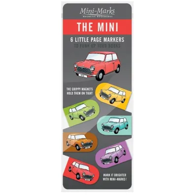 If Zak�adki magnetyczne auta - Mini Cooper 6 szt.