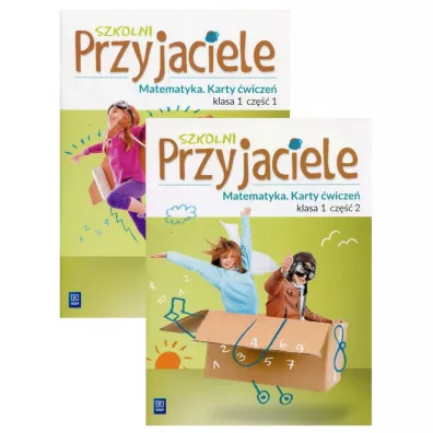 Szkolni przyjaciele. Edukacja wczesnoszkolna. Matematyka. Karty �wicze�. Cz�� 1-2. Klasa 1 - Kamila �yczek, Aniela Chankowska