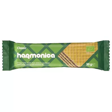 Harmonica Wafelek z kremem mleczno - kakaowym 30 g Bio
