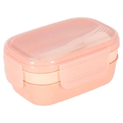 Lunch box �niadani�wka pude�ko �niadaniowe z przegr�dkami dzielone morelowe 1.9 l