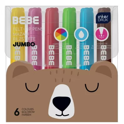 Interdruk Mazaki Jumbo 6 kolor�w BEBE Friends