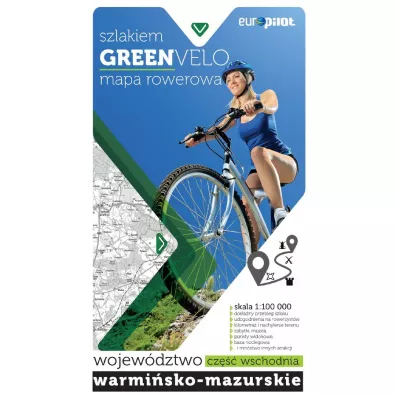GREENVELO mapa tras rowerowych wojew�dztwo warmi�sko-mazurskie -cz�� wschodnia