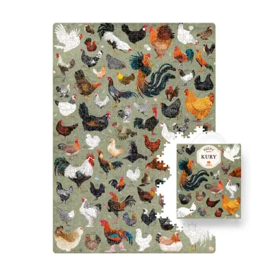 Puzzle Puzzlove CzuCzu 1000 el. Kury Bright Junior Media
