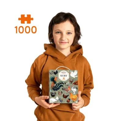 Puzzle Puzzlove CzuCzu 1000 el. Kury Bright Junior Media