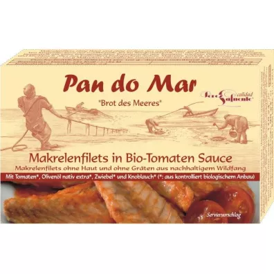 Pan Do Mar Makrela filety w sosie pomidorowym 120 g