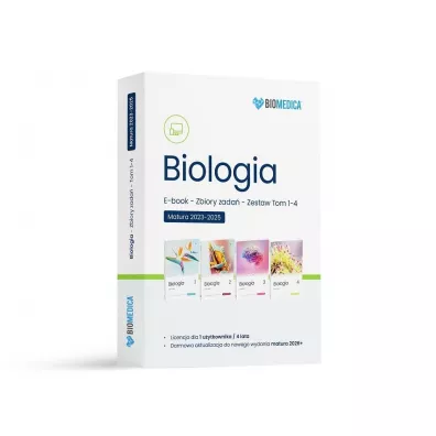 Biologia. Zbi�r zada�. Matura 2024-2025. Tomy: 1-4. Flipbook (wersja elektroniczna)