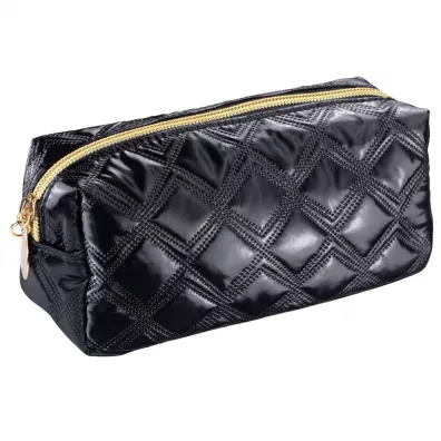 Inter Vion Gold & Black kosmetyczka pikowana Czarna