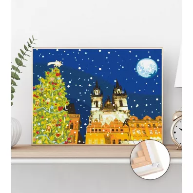 Twoje Hobby Malowanie po numerach - �wi�teczna Praga 40x50cm