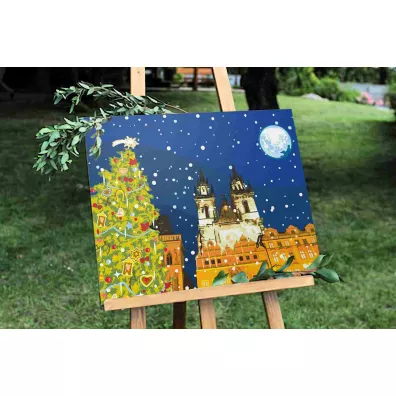 Twoje Hobby Malowanie po numerach - �wi�teczna Praga 40x50cm