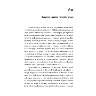 Poznajemy uczucia Poznawczo-behawioralna terapia l�ku dla os�b z zespo�em Aspergera