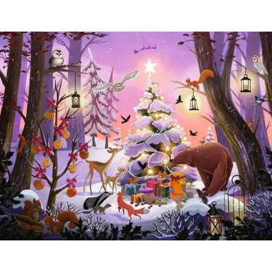 Puzzle 2000 el. 2D �wi�ta w lesie Ravensburger