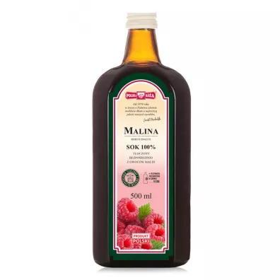 Polska Ra Sok 100% z maliny 500 ml