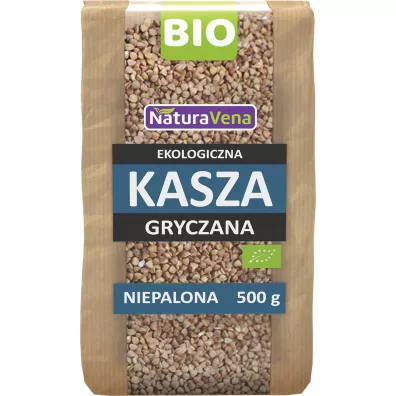 NaturaVena Kasza gryczana niepalona 500 g bio