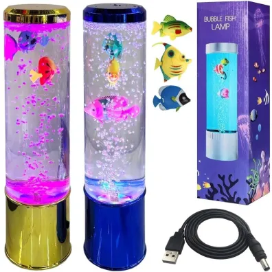 Trifox Dekoracja lampa akwarium z rybkami