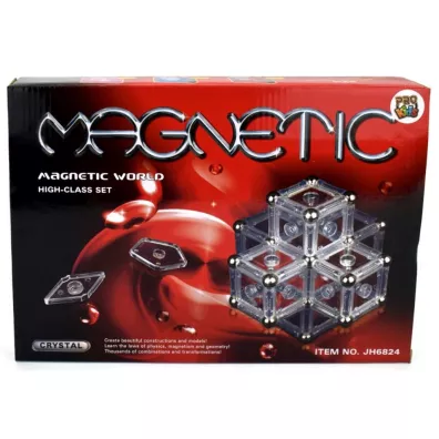Klocki magnetyczne 84 elementy