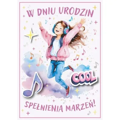Armin Style KARNET URODZINY B6 Z KOP AS GM-1258 FOL