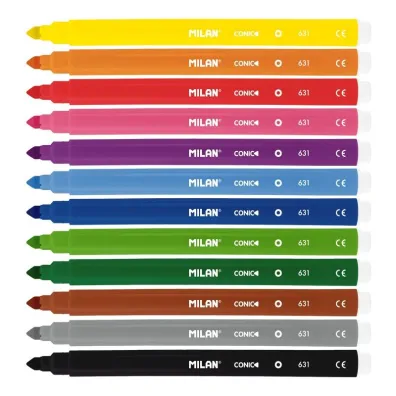 Milan Flamastry Conic 631 12 szt.