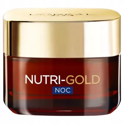 LOreal Paris Nutri-Gold Nawil�aj�ca Piel�gnacja Od�ywcza krem na noc 50 ml