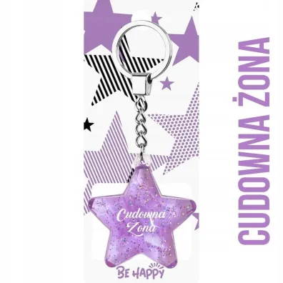 Be-Happy Gifts Brelok gwiazdka Cudowna �ona