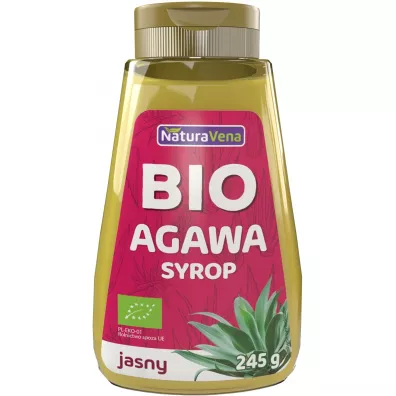 NaturaVena Syrop z agawy jasny 245 g Bio
