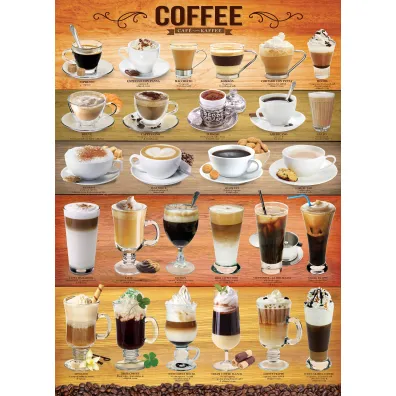 Puzzle 1000 el. Coffee Eurographics