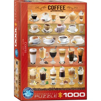 Puzzle 1000 el. Coffee Eurographics