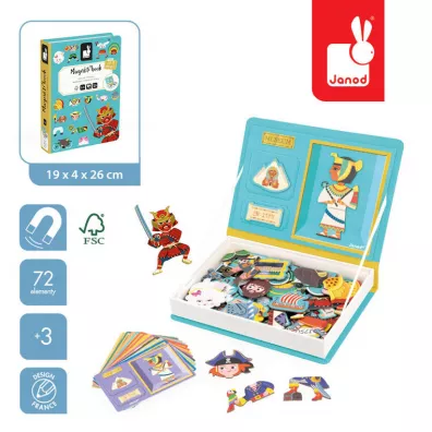 Puzzle Magnetyczna ukadanka Historia Magnetibook Janod
