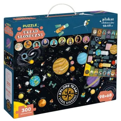 Puzzle 300 el. Uk�ad s�oneczny Bright Junior Media