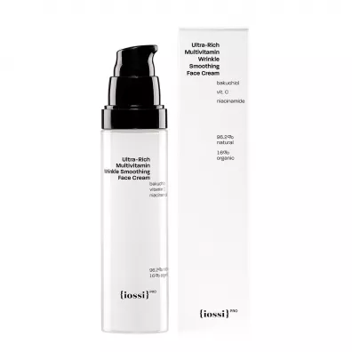 Iossi Ultra-Rich Multivitamin Wrinkle Smoothing Face Cream multiwitaminowy wygadzajcy krem do twarzy z bakuchiolem 50 ml